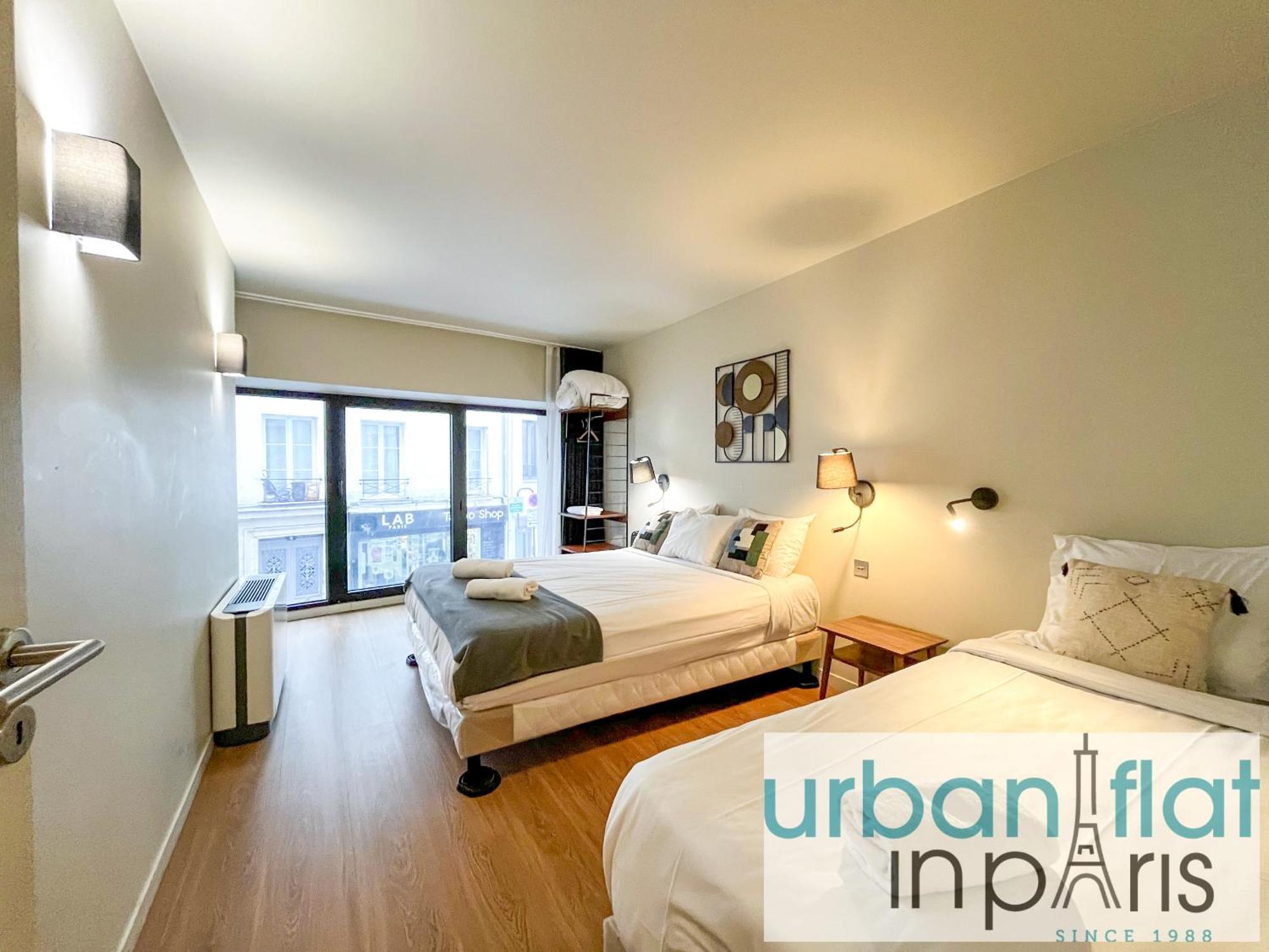 131 - Urban Brand New 110M2 Beautiful Flat In Montorgueil Appartement Parijs Buitenkant foto